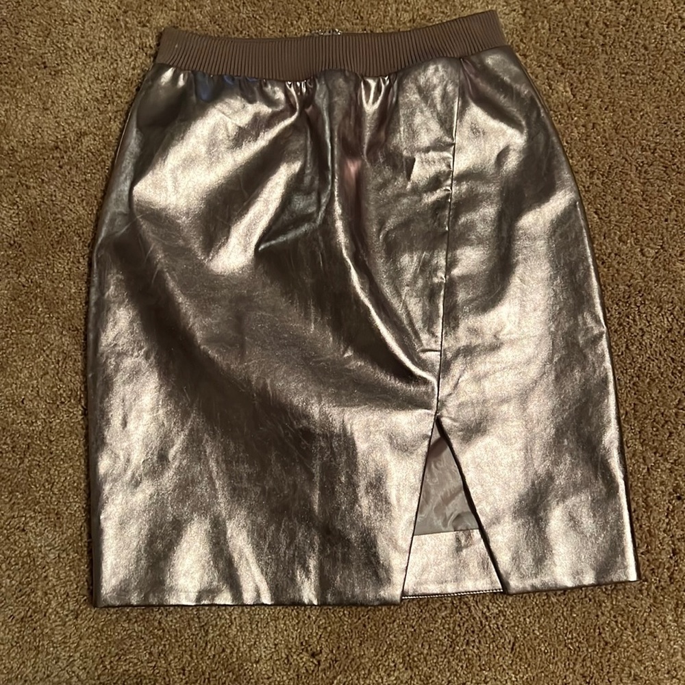 Tinley Road metallic pencil skirt